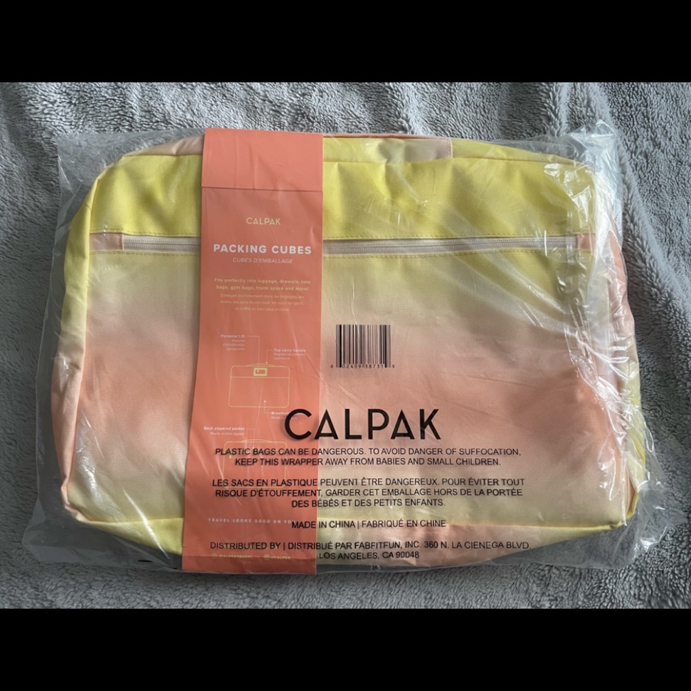 Calpack Packing Cubes